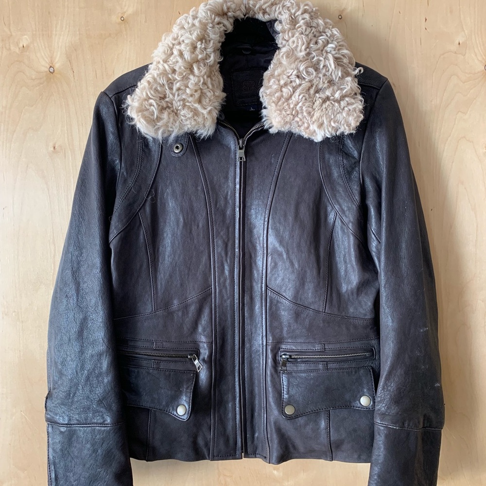 Leather jacket
